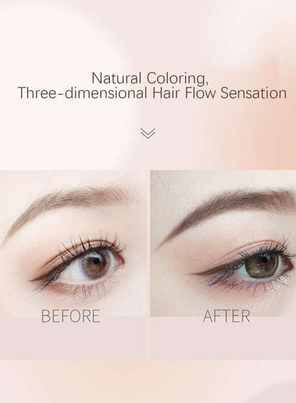 NOVO Eyebrow Tint, Semi Permanent Brow Tint, Waterproof Smudge Proof Long Lasting Eyebrow Tattoos, Instant Brow Dye, Hair Dying for Salon Home Use 4.8g