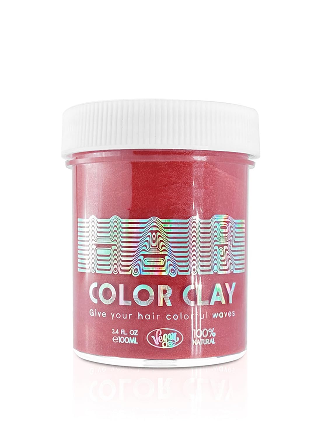 NOVO Temporary Hair Color Wax, Instant Styling Clay, Safe Natural Washable Dye Pomade for Cosplay & Party, 100ml-Grey