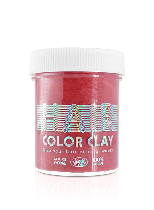 NOVO Temporary Hair Color Wax, Instant Styling Clay, Safe Natural Washable Dye Pomade for Cosplay & Party, 100ml-Wine Red