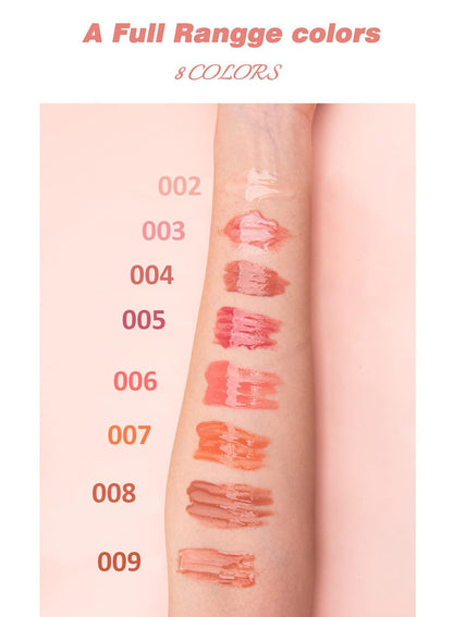 NOVO Lip Glossy, Lasting Shiny Hydrating Lightweight Deep Nourishing Plumping Glaze 03