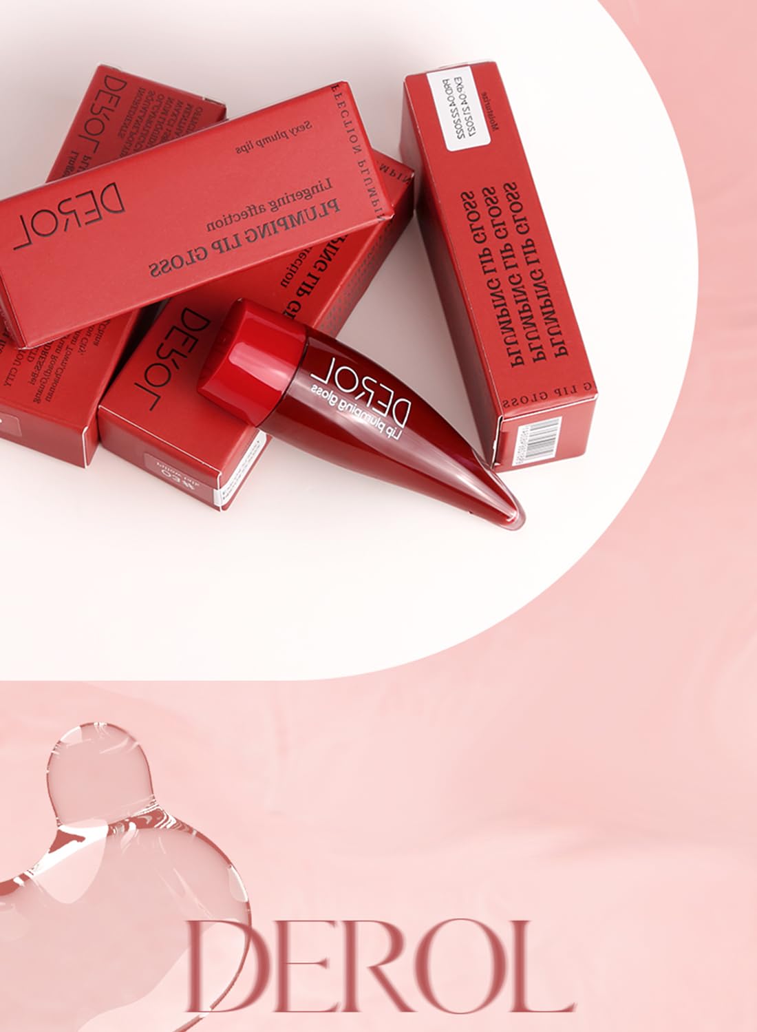 NOVO Mirror Lip Gloss, Moisturizing Long Lasting Liquid Lipstick with Essential Oil and Peppermint, Full Coverage Lightweight & High Shine Tint for Women-Red 01