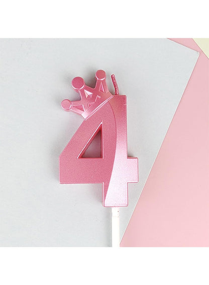 Birthday Number Candles for Cake Decoration, Glittery Cake Toppers with Cute Designs, Perfect for Kids' Parties, Anniversaries, and Celebrations-