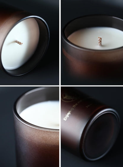 Scented Candle, Coffee Fragrance Candles, Natural Rapeseed Wax for Home & Office 33 Hours of Burn Time, 100g