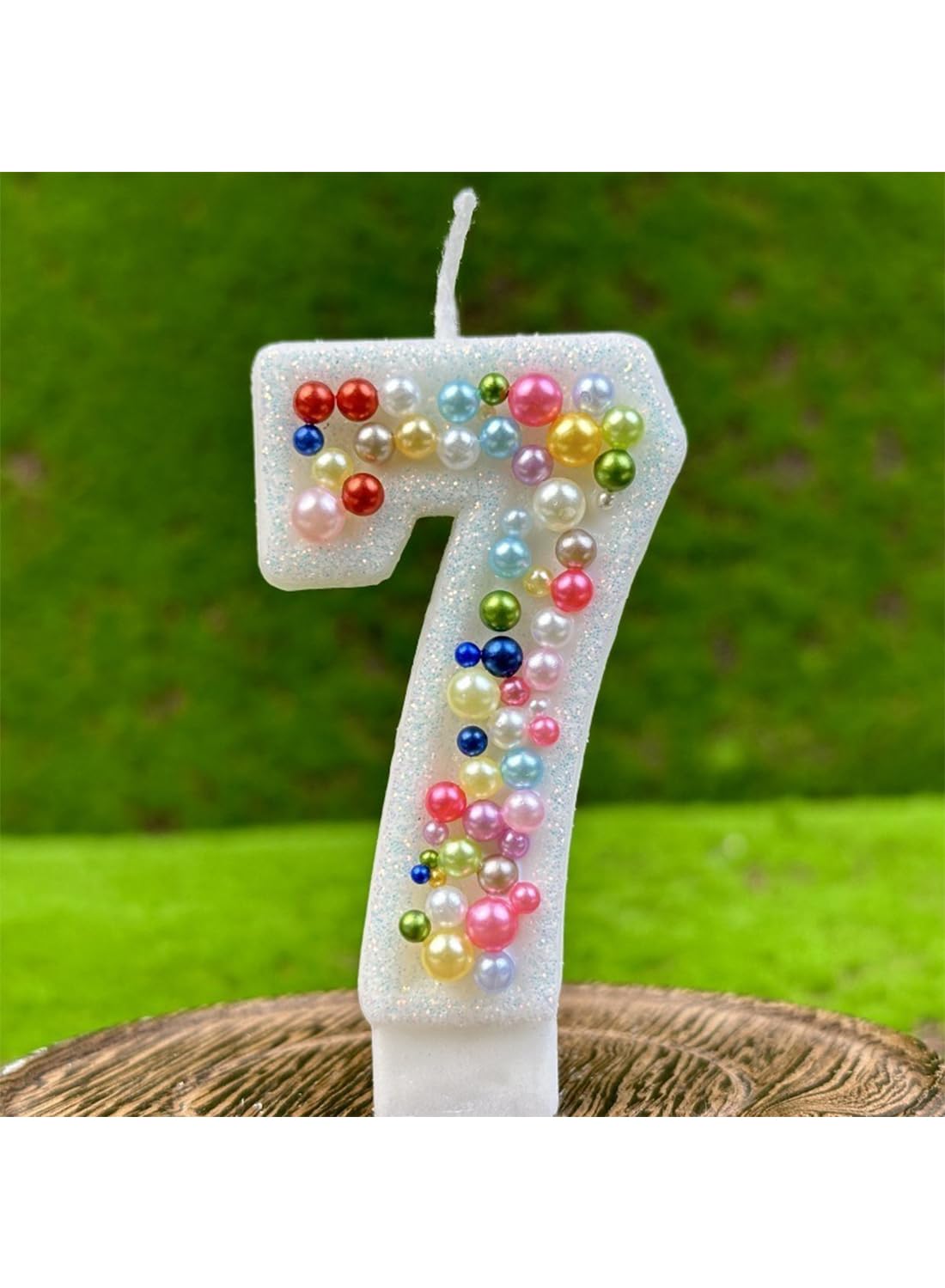 7cm Birthday Number Candles for Cake Decoration, Glittery Cake Toppers with Cute Designs, Perfect for Kids' Parties, Anniversaries, and Celebrations-Green Turtle(No.0)