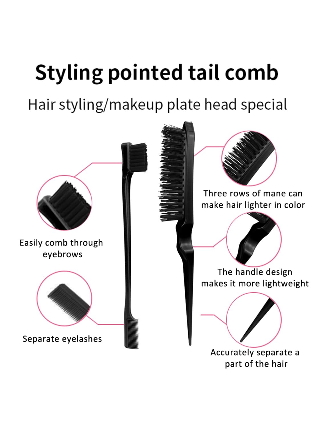 Hair Comb (Styling Hair Comb 3PCS)
