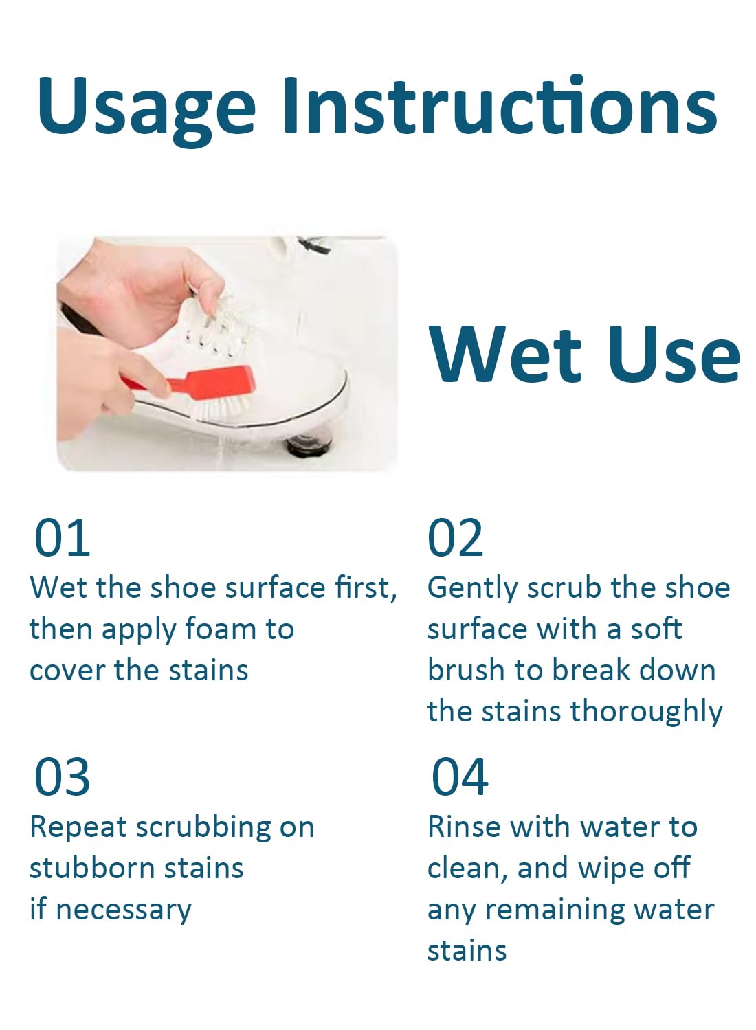 Shoe Cleaning Agent, Waterless Sneaker Cleaner Foam for Tennis Shoes, Canvas 280ml