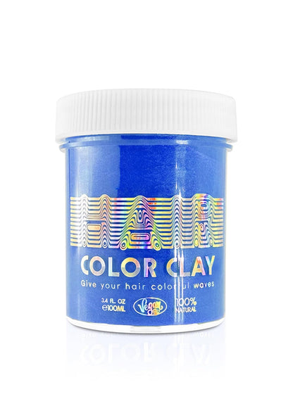 NOVO Temporary Hair Color Wax, Instant Styling Clay, Safe Natural Washable Dye Pomade for Cosplay & Party, 100ml-Sea Blue