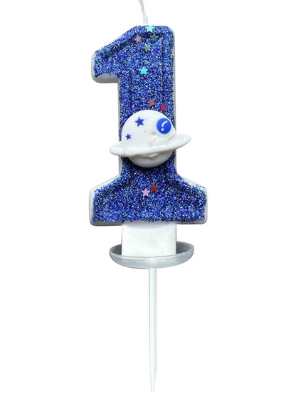 7cm Birthday Number Candles for Cake Decoration, Glittery Cake Toppers with Cute Designs, Perfect for Kids' Parties, Anniversaries, and Celebrations-Green Turtle(No.0)