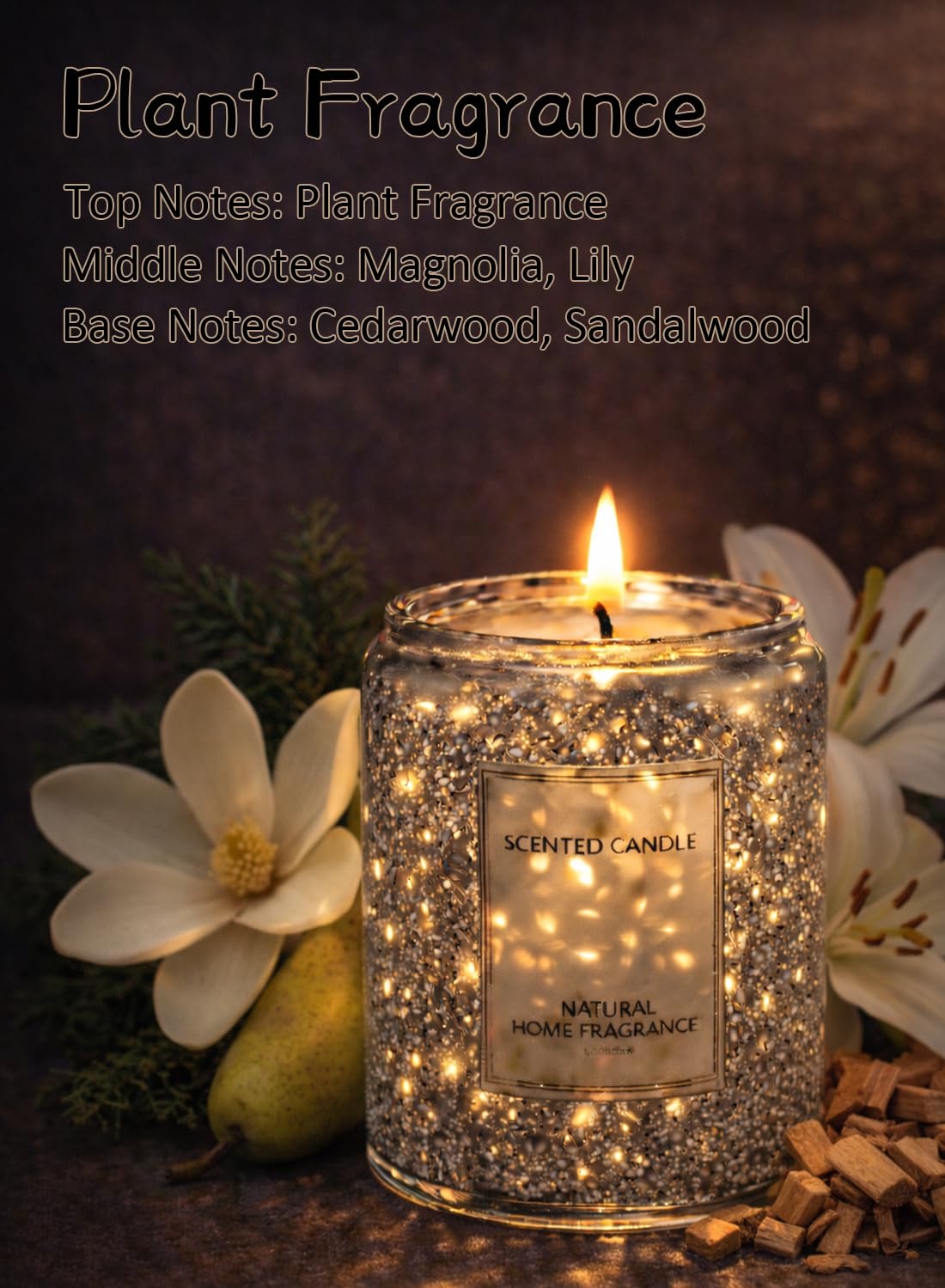 Scented Candle, Luxury Aromatherapy Soy Wax Candles, 40 Hours Clean Burn for Home D¨¦cor, 200g-Blackcurrant