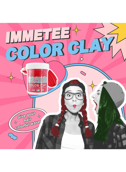 NOVO Temporary Hair Color Wax, Instant Styling Clay, Safe Natural Washable Dye Pomade for Cosplay & Party, 100ml