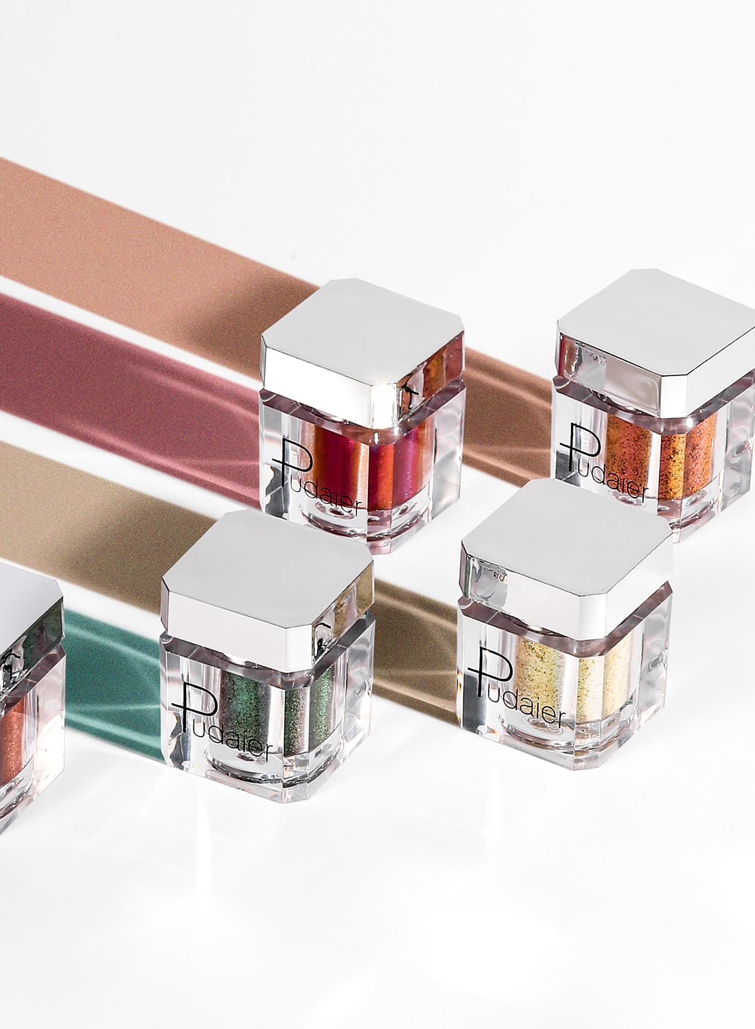 NOVO Eyeshadow Cream, Matte Glitter Shimmer Long-Lasting Highly Pigmented Mashed Potato Eyeshadow Powder, Long Wearing Eye Makeup Rose Red S708