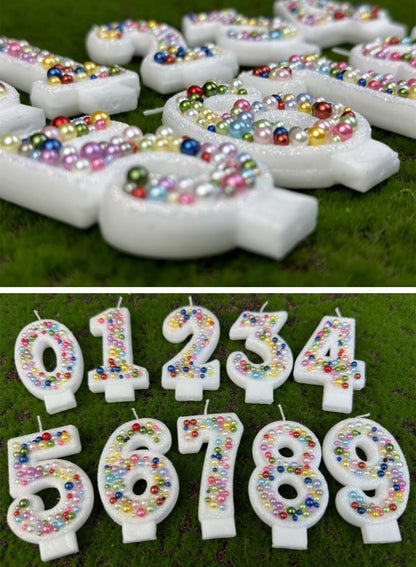 7cm Birthday Number Candles for Cake Decoration, Glittery Cake Toppers with Cute Designs, Perfect for Kids' Parties, Anniversaries, and Celebrations-Green Turtle(No.0)