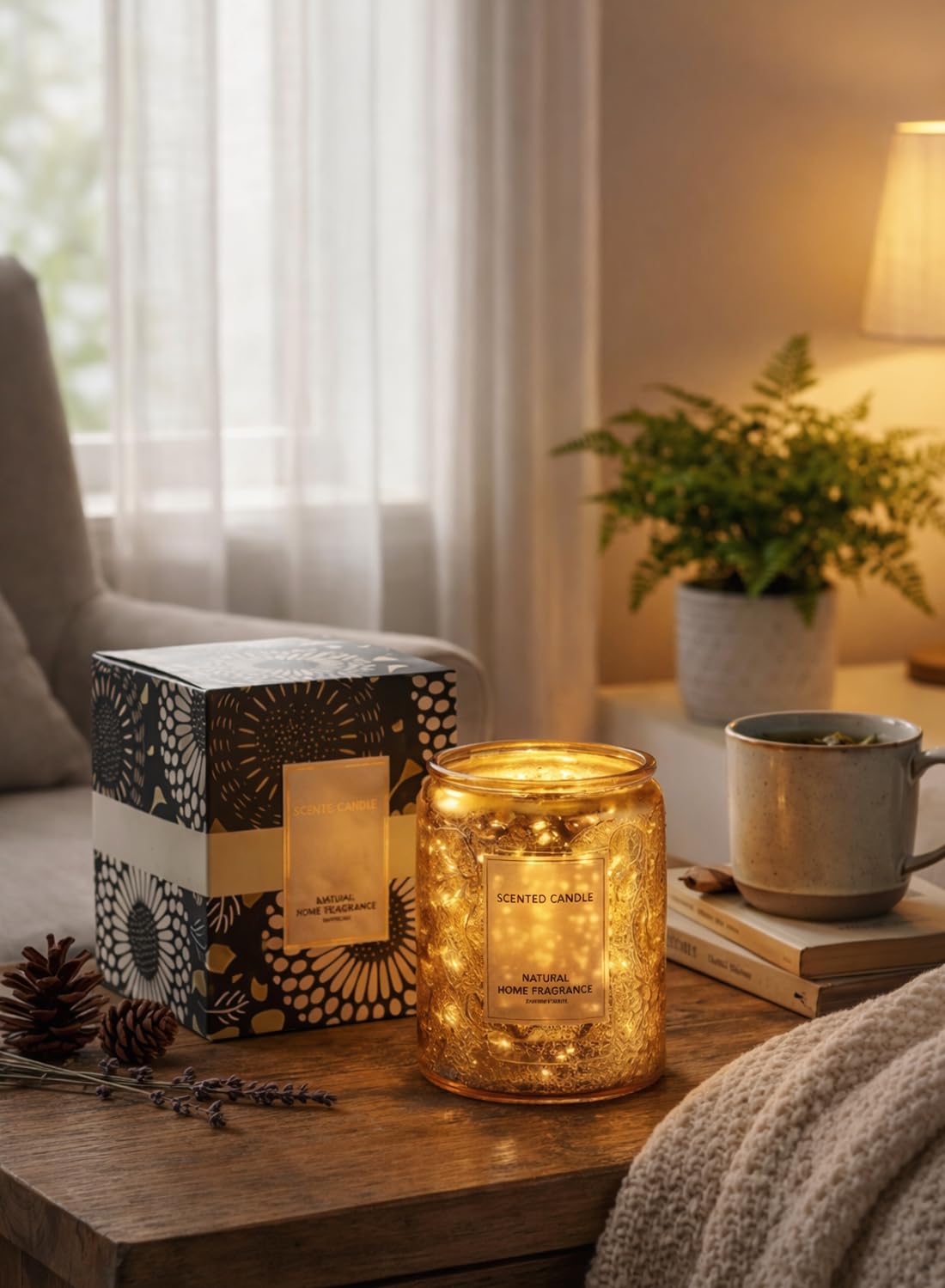 Scented Candle,40 Hours Clean Burn for Home D¨¦cor, 200g