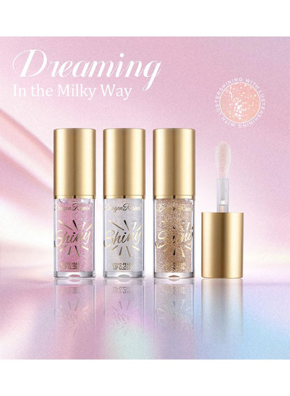 NOVO Glossy Lip Oil Set, Hydrating Transparent Lip Glow for Women, 6Pcs