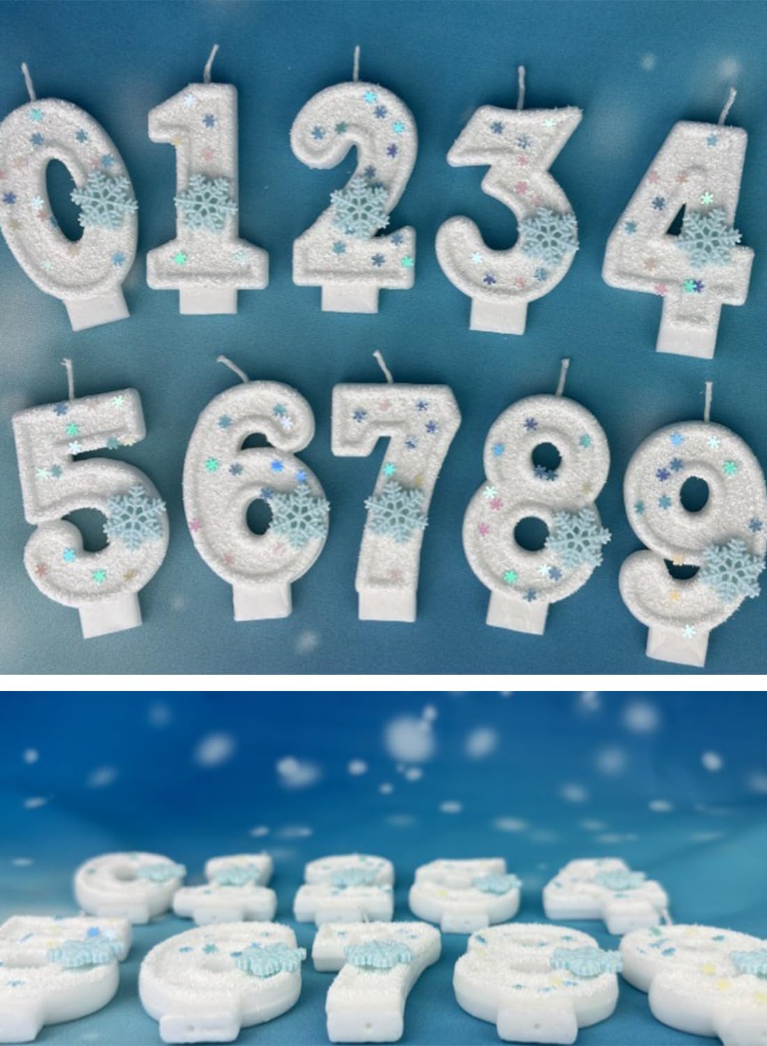 7cm Birthday Number Candles for Cake Decoration, Glittery Cake Toppers with Cute Designs, Perfect for Kids' Parties, Anniversaries, and Celebrations-Green Turtle(No.0)