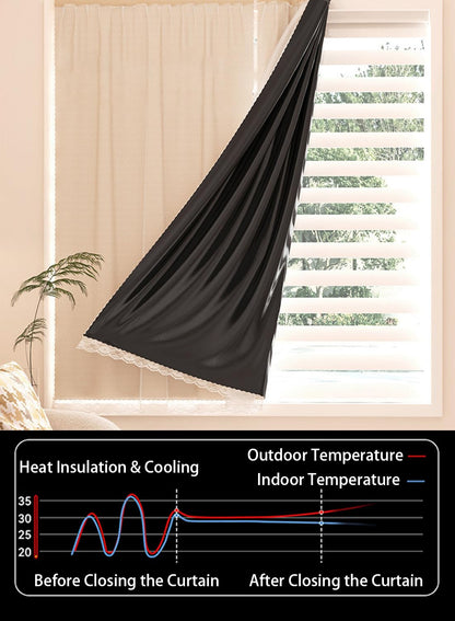 NOVO Velcro Curtains, No Drill Curtain