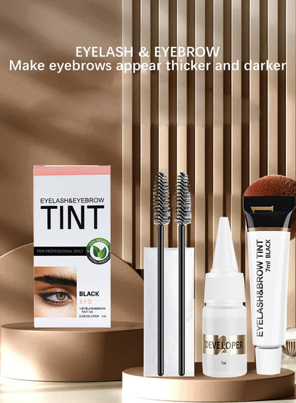 NOVO 2-In-1 Lash Tint Kit, Easy to Use Eyelash & Eyebrow Tint Kit - 7Ml+7Ml
