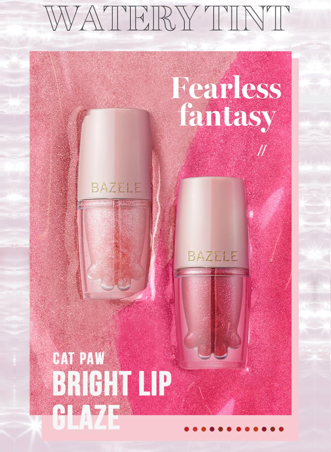 NOVO Jelly Lipstick Liquid - Waterproof High Pigment Lip Gloss, Lightweight and Hydrating Lips Stain (Nude Brown B05)