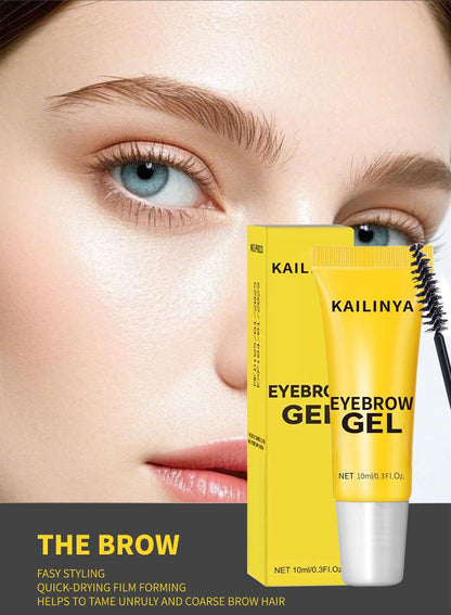 NOVO Eyebrow Gel, Brows Styling Glue, Multi-Purpose Quick-Drying Extreme Hold Sweatproof Brow Makeup for Women, 10ml