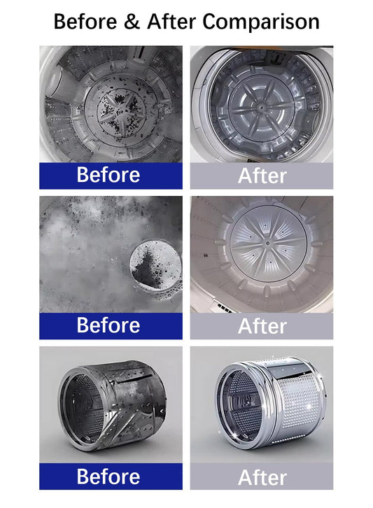 Washing Machine Cleaner, 6 in 1 Washer Odor Eliminator, Removes Limescale, 520ml