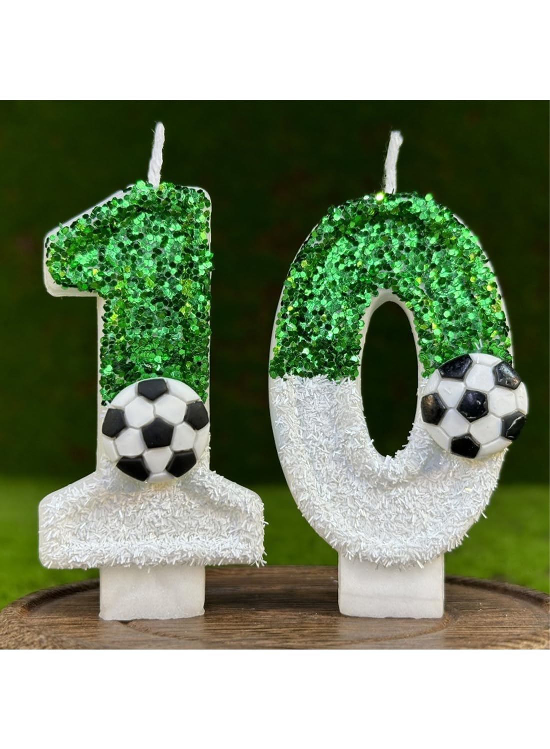 7cm Birthday Number Candles for Cake Decoration, Glittery Cake Toppers with Cute Designs, Perfect for Kids' Parties, Anniversaries, and Celebrations-Green Turtle(No.0)