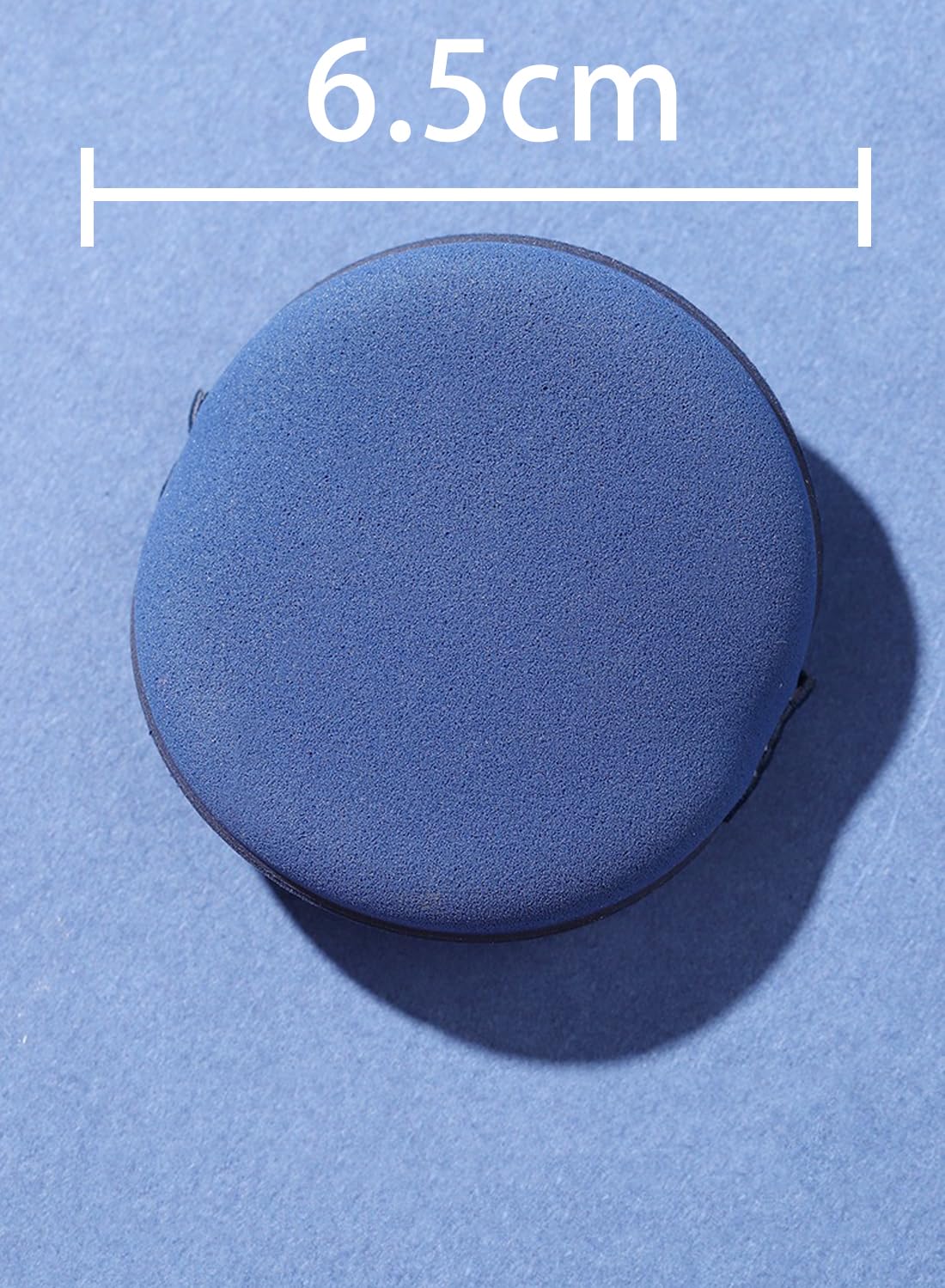 NOVO 6Pcs Round Shaped Blue Sponge Puff, Flawless Foundation Blender Makeup Puff Set for Women