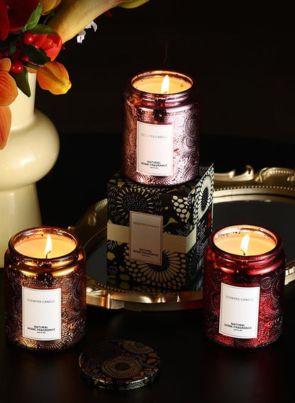 Scented Candle, Luxury Aromatherapy Soy Wax Candles, 40 Hours Clean Burn for Home D¨¦cor, 200g-Blackcurrant