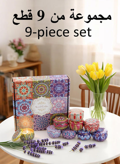 NOVO Scented Candle- 80g Natural Soy Wax Blend Aromatherapy Candle with Pure Essential Oils & Real Dried Flowers -Tuberose