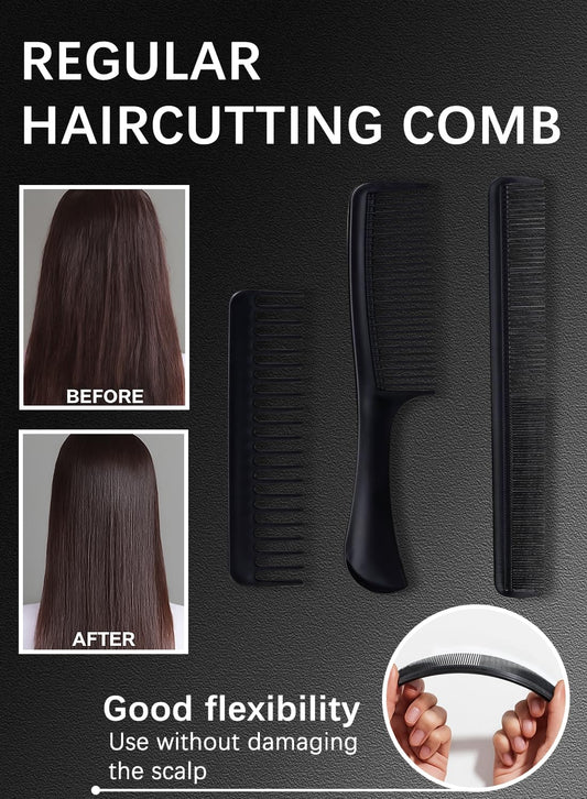 Hair Comb- 10Pcs Professional Hair Styling Combs, Anti-Static Barber Combs Kit for Detangling, Fine & Thick Hair (Styling Hair Comb 10PCS)